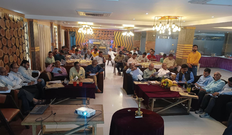 Comfortable interiors at Hotel Yugantar